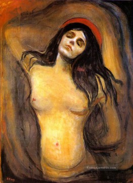 Expressionismus Werke - Madonna 1894 Edvard Munch Expressionismus